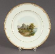 Ansichtenteller, Sternberger Liebenstein, KPM Berlin, 1849-1870
