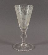 barocker Spitzkelch, Glas, Sachsen, 19.Jh.