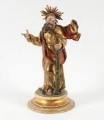 Judas Thaddäus, Holzfigur, um 1800