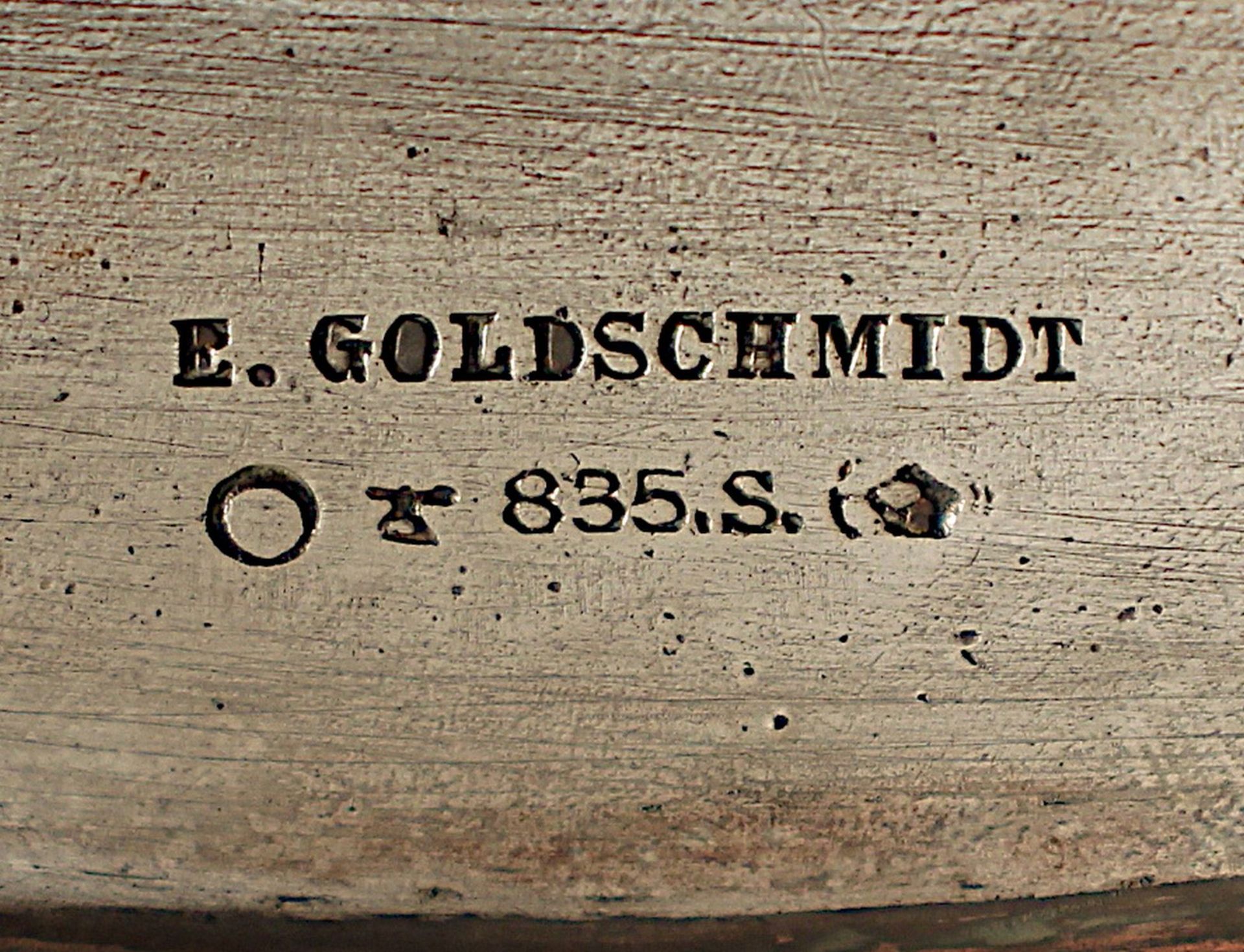 Großer Pokal Bundesschiessen 1928 Bonn, Silber 835/ooo, Soennecken, deutsch, 1928 - Bild 2 aus 2