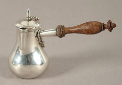 kleines Stielkännchen, Silber, geprüft, E.19.Jh.