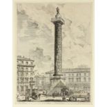 Piranesi, "Colonna Antonina", Radierung, ungerahmt
