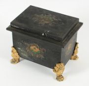 Tabakkasten, Metall, Weißblech, deutsch, 19.Jh.