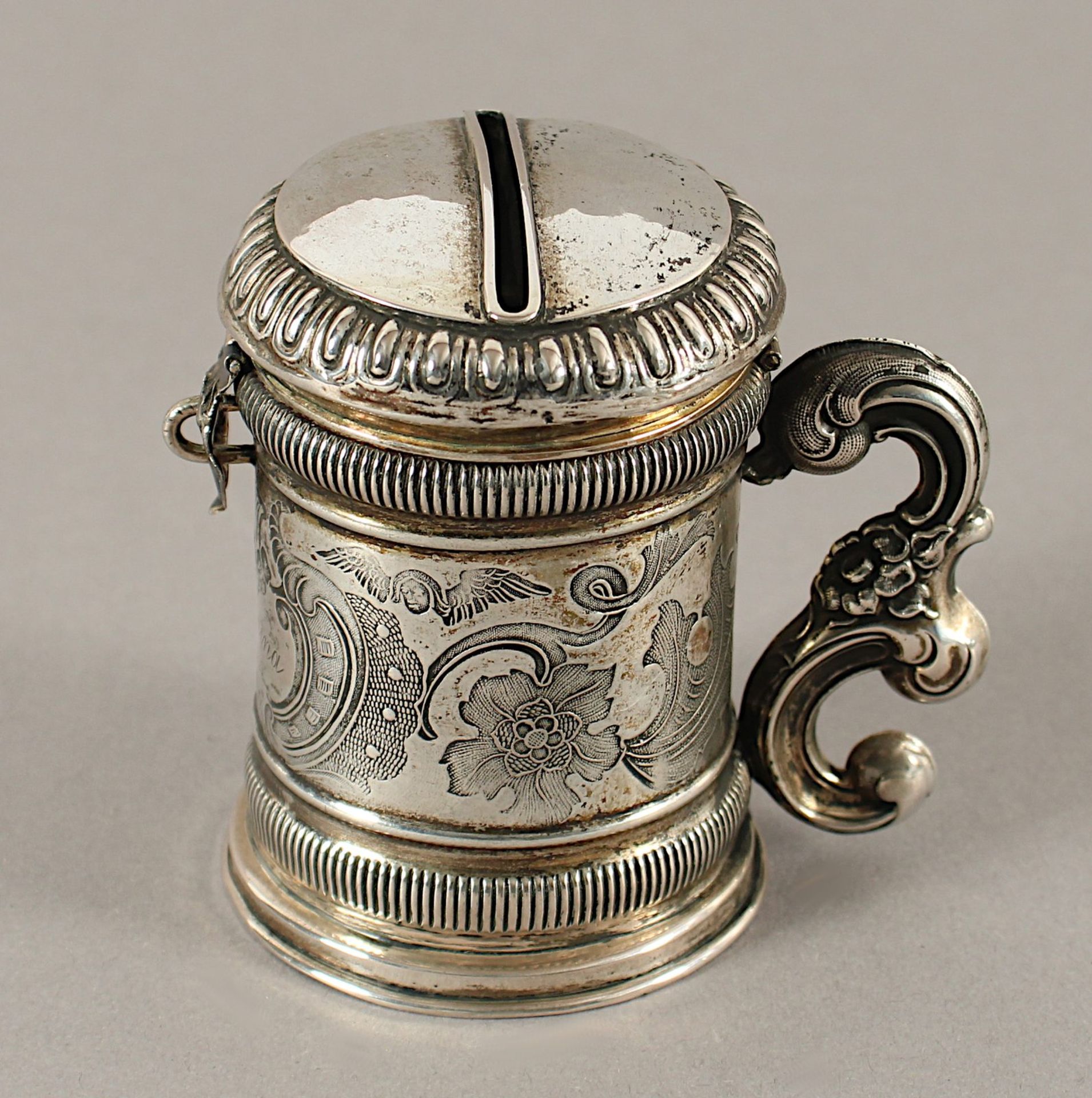 Spardose, Silber