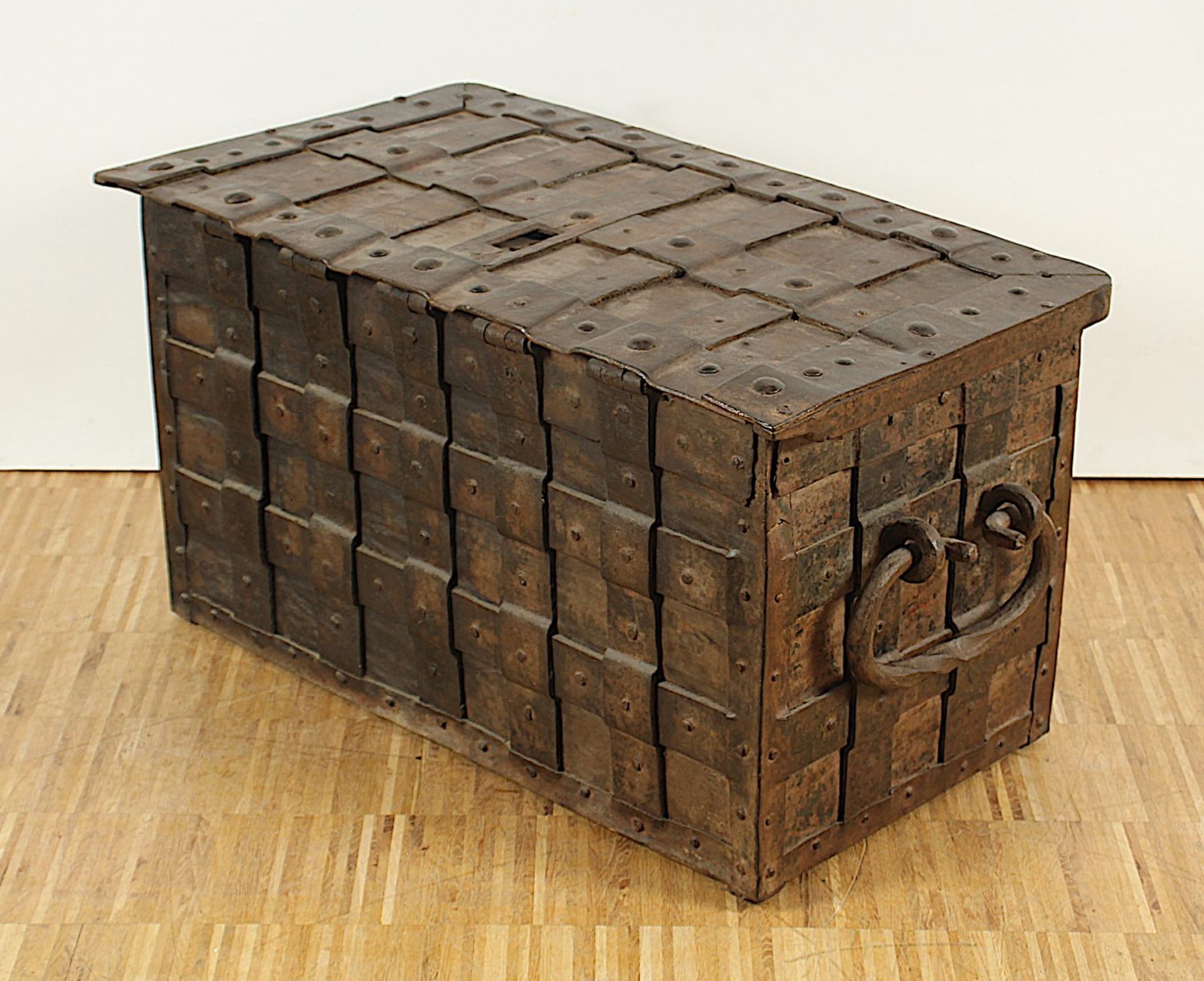 Kriegskasse, Schmiedeeisen, deutsch, 17.Jh. - Bild 8 aus 9