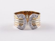 Brillantring, 750/ooo GG/WG/GG, Brill., 5,2g
