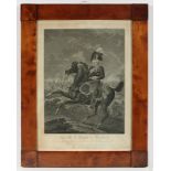 Blücher, Lithografie, gerahmt