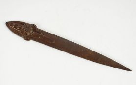 Brieföffner, Bronze