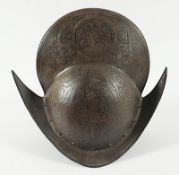 Geätzter Morion, 19.Jh.