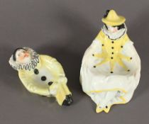 zwei figürliche Schalen, Porzellan, deutsch, um 1920