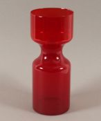 Design-Vase, wohl Holmegaard, um 1960
