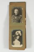 Fotoalbum mit Portraitkarten, meist Kaiserhaus, deutsch, um 1910