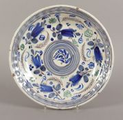 Schale, Fayence, Alcora, um 1700