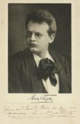 Autograph Max Reger, datiert 1910