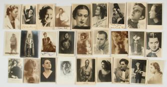 Konvolut Autogrammkarten, Gerd Fröbe, Ludwig Hofmann, deutsch, 20.Jh. 