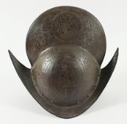 Geätzter Morion, 19.Jh.