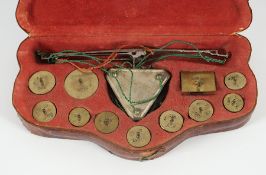Münzwaage, Etui, Paulus Deinert, Nürnberg, 2.H.18.Jh.