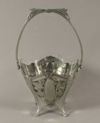Jugendstil-Henkelschale, deutsch, um 1910