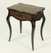 kleiner Frisiertisch, Boulle-Technik, Frankreich, 2.H.19.Jh.