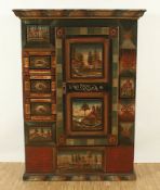 Bauernschrank, alpenländisch, um 1800, Nachlass Grillo