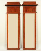 Paar Biedermeier-Spiegel, deutsch, 19.Jh.