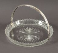 Henkelschale, Glas, Silber, Niederlande, 19.Jh.