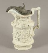 viktorianischer Krug, Steinzeug, Charles Meigh, England, 19.Jh.
