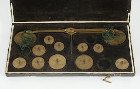 Berliner Münzwaage, Etui, A.19.Jh.