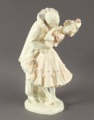 Pierrot und Pierrette, Tschechien, um 1910