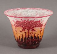 Art Déco-Vase, Le Verre Francais, um 1920