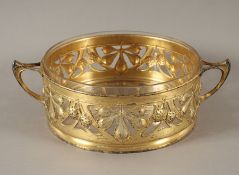 Henkelschale, wohl WMF, um 1900