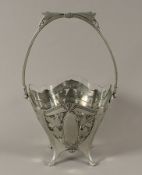 Jugendstil-Henkelschale, deutsch, um 1910