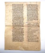 Pergamentblatt