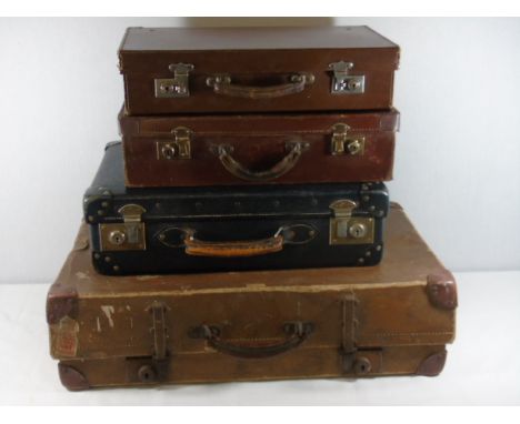 5 Vintage cases of varying sizes