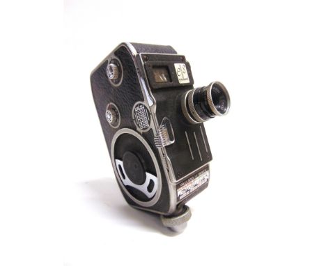 A PAILLARD-BOLEX C8 CINE CAMERA  with an Yvar 1:2.5 f-12.5mm lens, No.285282.