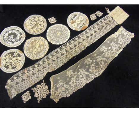 ASSORTED LACE &amp; OTHER TEXTILES