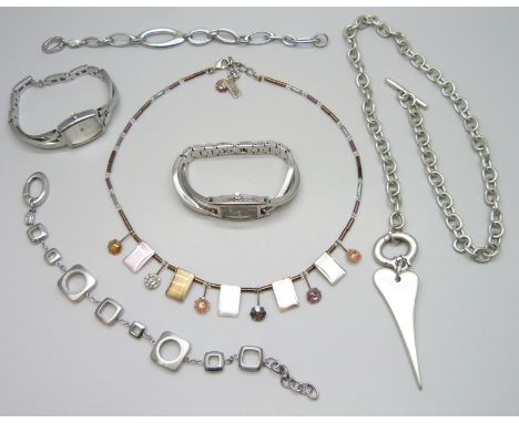 Designer jewellery and watches including Links of London, DKNY, Coeur De Lion, Fossil etc.