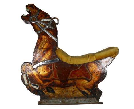 A Vintage Orton & Spooner carousel horse "Galatea" from Corrigan's/Bibby's Kentucky Derby Arc, 100 x 105cm 