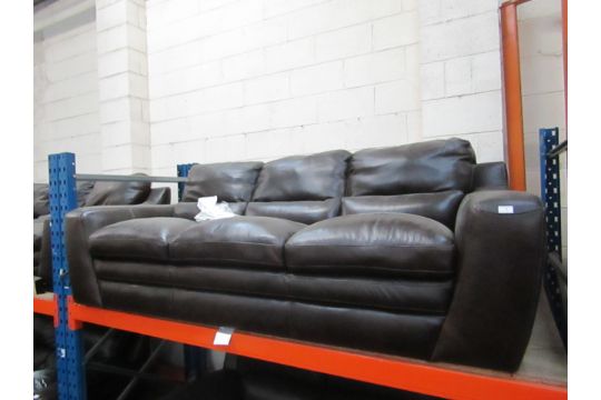 costco brown leather sofa