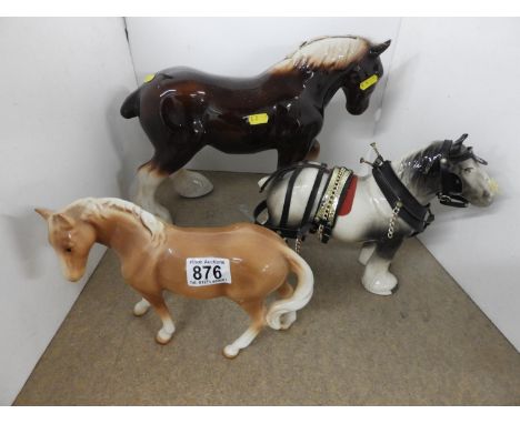 Ceramic Horse Ornaments 