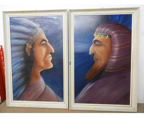Pair of Portrait Pictures 