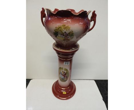 Ceramic Transfer Printed Jardiniere 