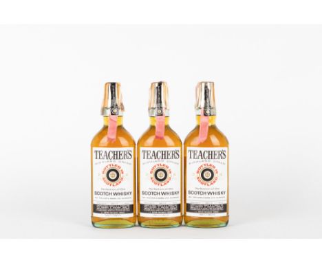 Scotland - Whisky / Teachers Highland Cream Scotch Whisky Scotland - Whisky / Teachers Highland Cream Scotch Whisky 3 bts75 c