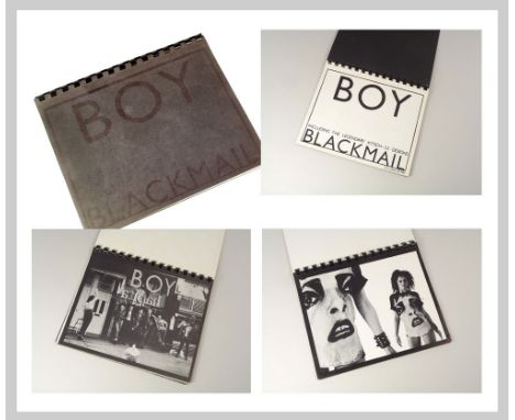 BOY PUNK CLOTHING CATALOGUE.A Boy Black Mail punk clothing catalogue including the legendary Kitsch-22 Designs, a First Editi