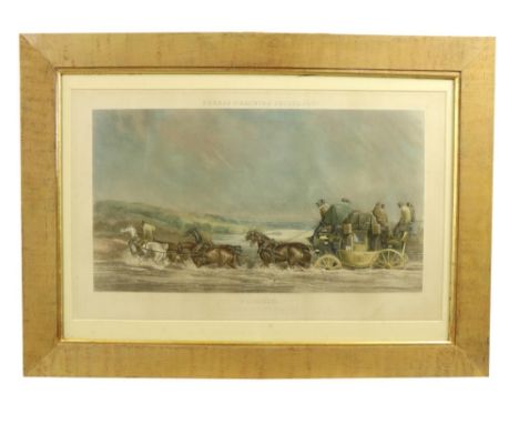 After C.C. HendersonA set of four, 19th Century Coaching Prints, "Fores Coaching Incidents," engraved by J. Harris, published