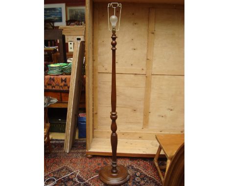 A 20th Century standard lamp. 