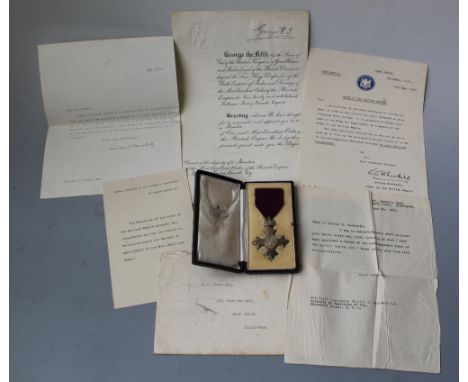 A FIRST TYPE MBE (CIVIL ISSUE), in original Garrard fitted case, unnamed as issued, with citation dated 1918, named to 'Willi