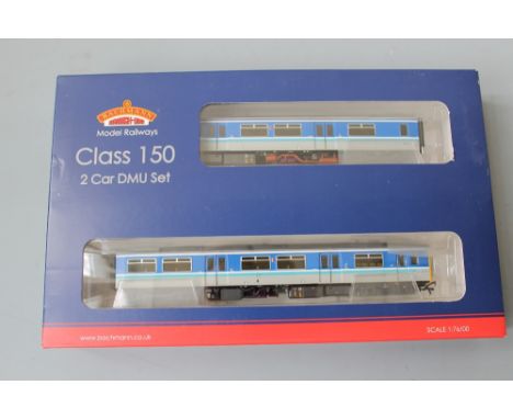 A BACHMANN 32-936 CLASS 150/2 TWO CAR DMU 'REGIONAL RAILWAYS' Buyers - for shipping pricing on this lot, visit www.cuttleston