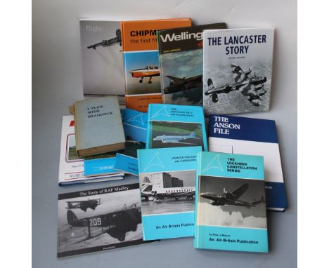 A SMALL COLLECTION OF AVIATION BOOKS including Fisher, Brown & Rothermel - 'Chipmunk - the first fifty years', 1996, Peter J.