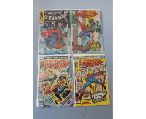 A COLLECTION OF SILVER AGE MARVEL 'THE AMAZING SPIDER-MAN' COMIC BOOKS, all cent editions, to include issues 52, 97, 168, 121